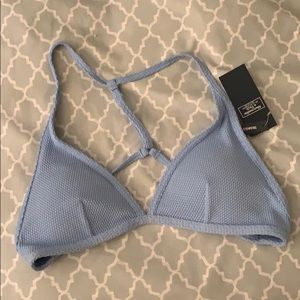Light blue triangle bikini